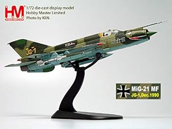 1/72 MiG-21MF ドイツ空軍 JG-1 1990年12月ホビーマスター 1/72