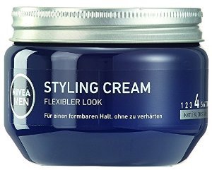 Nivea Men Styling Cream Look Flessibile Grado di tenuta: 4 Naturale Forte Volume: 150 ml Per una tenuta modellabile senza indurire capelli Crema Styling