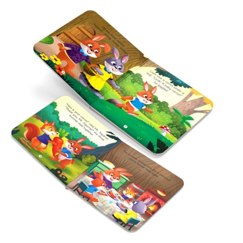 Image of Story Books for Kids - Baby Animal Stories (Set of 4 Books) (Illustrated) - Board Book - Bedtime Stories - Age 2+ Years - Read Aloud to Infants, Toddlers