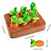Ziurmut Pet Snuffle Karotte Toy, Karotte Farm Dog Puzzle, Karotte Snuffle Dog Toy, Karotte Dog Anreicherungsspielzeug für Hunde Aggressive Chewers