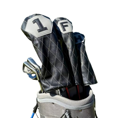 Couvre-clubs de golf pour driver, bois et hybride | Housses de protection
