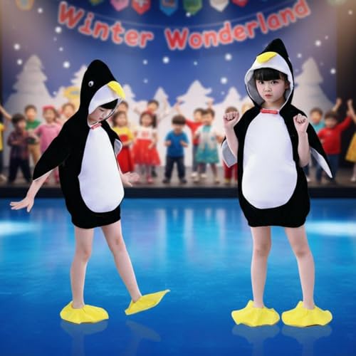 Disfraz infantil de pingüino para niños y niñas miniatura 2