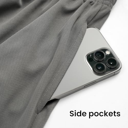 5 Pack Men's Athletic Shorts-Lightweight Workout Shorts for Gym, Training & Outdoor2