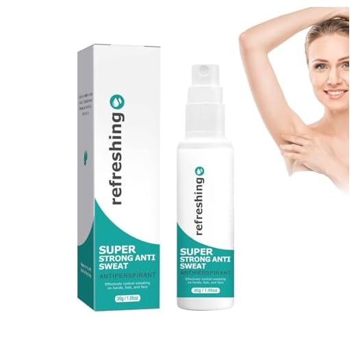 Déodorant en spray anti-transpirant contre la transpiration excessive 30 g, anti-transpirant, déodorant anti-transpiration pour l'hyperhidrose, avec protection longue durée, pour hommes et femmes (1)