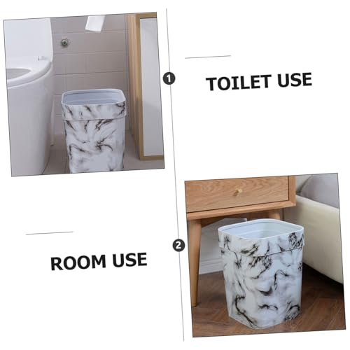 Caneca de basura cuadrada para cocina y baño miniatura 5