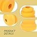 Yumfugu 4 PCS Car Bumper Front Rear Suspension Control Arm Shock-absorbing Rubber Pads, Perfectly Matched Original Replacement #15153958 15039397, Compatible with Chevrolet Savana 1500 Truck (Yellow)