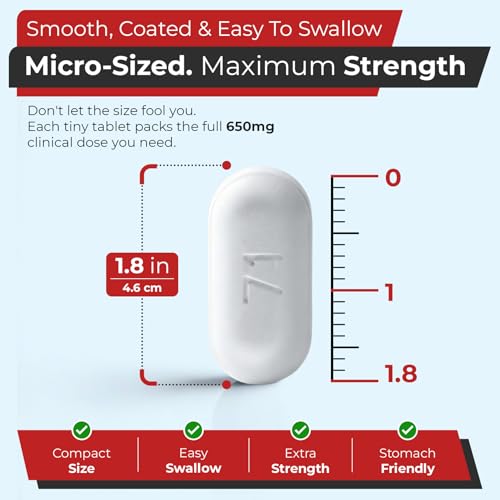 TIME-Cap Labs 400 Caplets Extended Release Acetaminophen 650mg - Pain Reliever & Fever Reducer for Adults, Helps with Headaches, Backaches, Muscle Pain, Toothaches, Arthritis & Menstrual Cramps