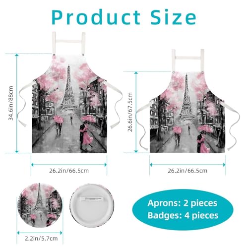 Tablier de cuisine multicolore pour éviter les taches de graisse - 2