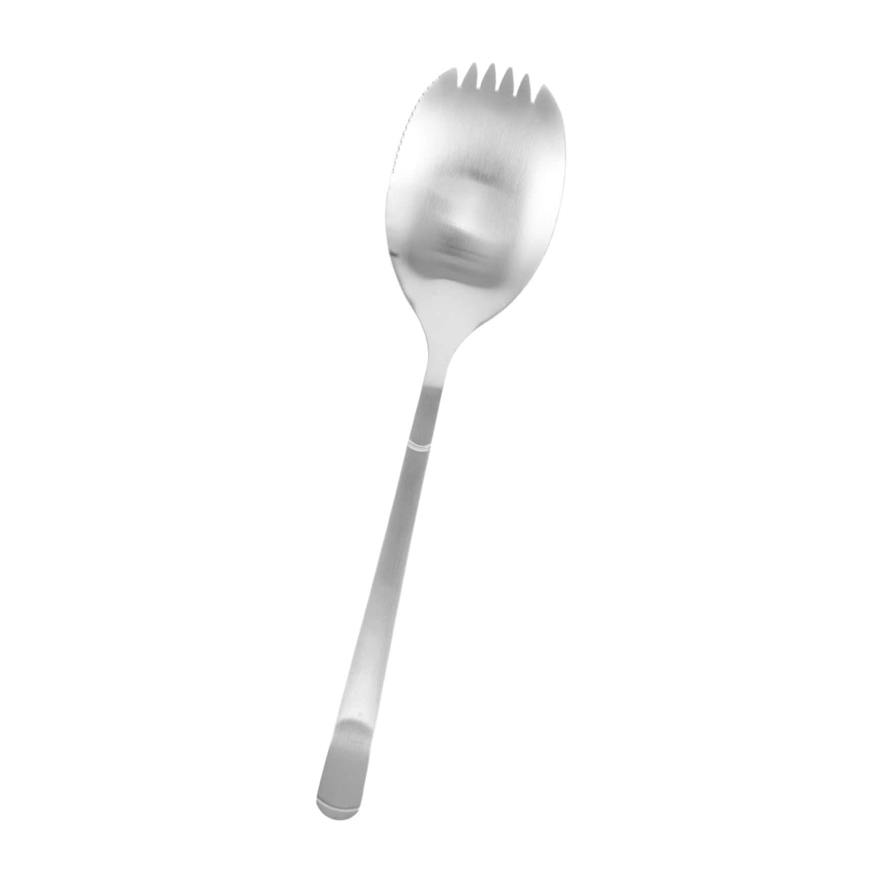 GRIRIW Versatile Serving Spoon: Stainless Steel Spork Utensil For Home/restaurant/and Catering - Easy To Clean Metal Dining Silverware