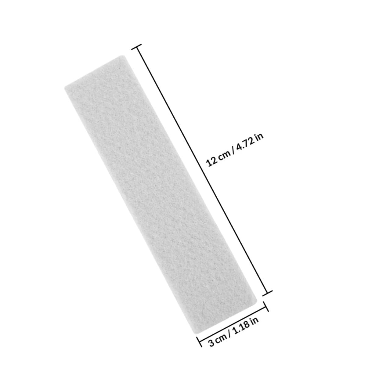 Uonlytech Pastiglie Freno per Cyclette in Feltro e Fibra Sintetica 4 Pezzi Resistenti all'Usura Facile Installazione per Attrezzature Fitness e Bici da Spinning