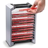 EnergyLion PS5 縦置きスタンド 12枚 ソフト収納 ゲームソフトラック プレイステーション用 垂直スタンド For PS5 ゲームカセット BD ディスク収納 便利グッズ タワー型 省スペース 多機能 (12枚)