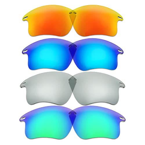 Lentilles de rechange Oakley Fast Jacket XL haute clarté 4 teintes