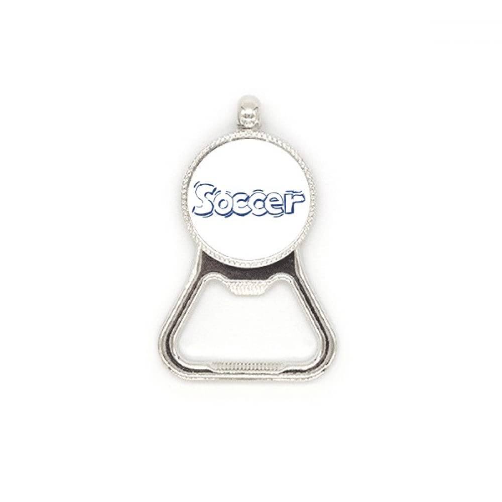 Décapsuleur bière football bleu le cadeau parfait pour supporter de foot