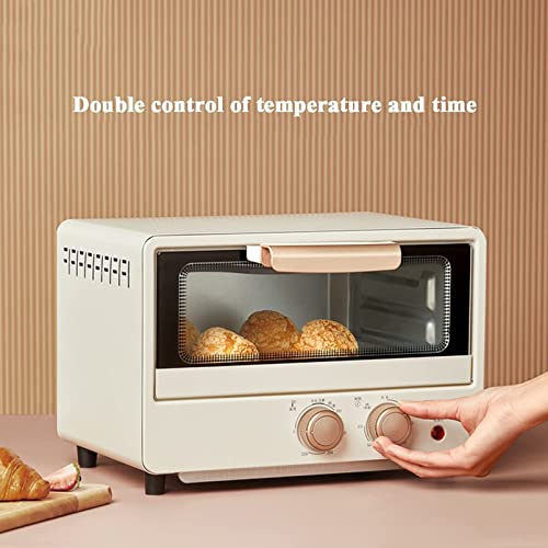 Mini Oven, Compacte Oven met Kookplaat en Timer, Thuis Kleine 12L Gebakken Ei Taart Gebakken Kippenvleugels Multifunctionele Mini Elektrische Oven, Gebruikt voor Grillen, Circulatie Broodrooster - Afbeelding 6