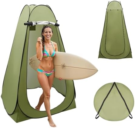 Tente de Douche Camping Pop Up Anti-UV - Cabine de Douche et Toil...