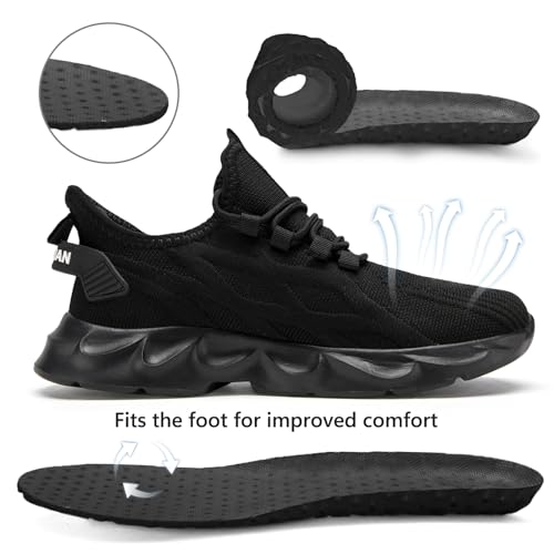 Image of Tvtaop Women's Trail Running Shoes Lightweight - Non-Slip Breathable Design for Tennis, Hiking & Gym Training | Cushioned Walking Comfort Sneakers Size 7