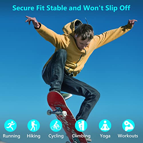 Banigipa Open Ear Headphones Wireless Bluetooth, Upgraded 5.3 Bluetooth Headphones With Microphone For Cell Phones, Waterproof Wireless Headset For Running, Cycling, Hiking, Driving,10 Hrs Playtime #TOP3