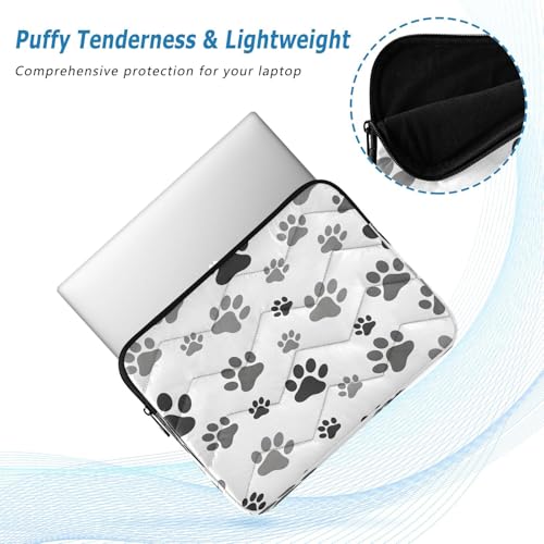 Funda Protectora para Laptop 15.6" con Diseño de Patas de Perro miniatura 4