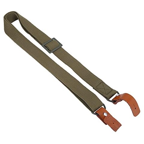 Asixx Gun Sling, Multi-function Gun Rifle Sling Strap or Gun Strap Constructed of Nylon,Suitable for Various Outdoor Use. Two to Pick(Army Green) Cover