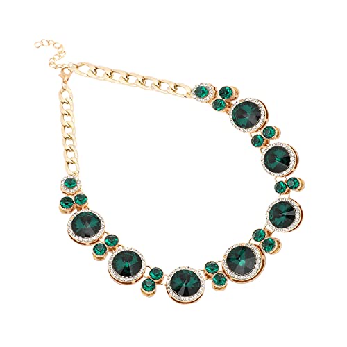 Image of SOHI Contemporary Necklace for Women and Girls, Necklace with Chain detailing for women, Statement jewellery, Fashion Jewellery for women, Imitation, ladies