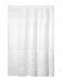 Creative Bath Products Ruffles Shower Curtain, 72W x 72H Inch