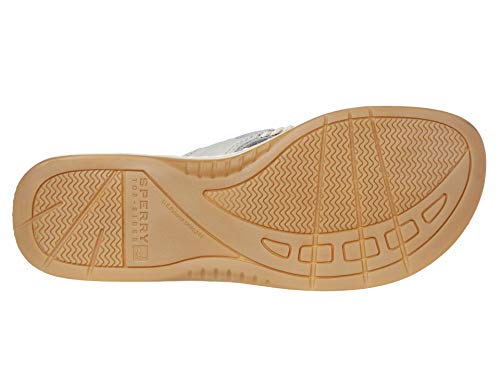 Sperry Women's Parrotfish Flip-Flop, LIGHT GREY, 7.5 Medium3