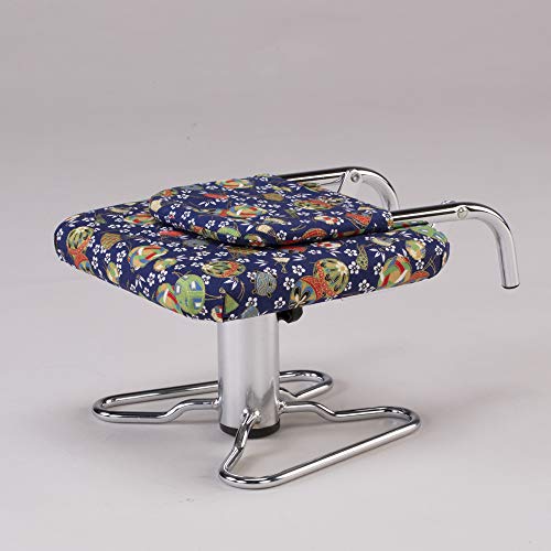 プレジャー Pleasure Front Buddha Chair, Navy Blue, Width 8.3 X Depth 11.0 Inches (21 X 28 Cm), Backrest, 3 Adjustable Levels #TOP3