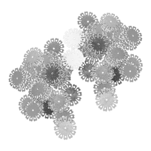 TOYANDONA 50 Piezas Placa De Anzuelo De Pesca De Metal Gancho Para Solapa Base Fija Para Anzuelo De Pescador Material De Aluminio Para Organizar Casa