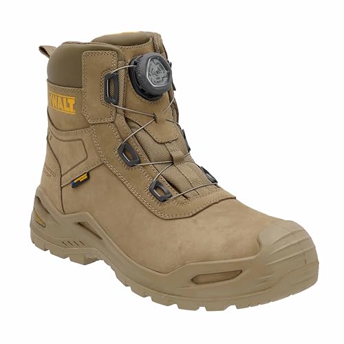 DEWALT Apex Men's BOA Fit System, Nubuck Leather, Waterproof, Composite Toe, Safety Work Boot