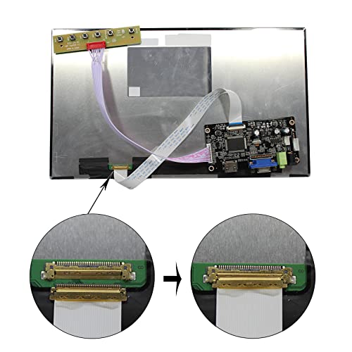 Image of HDMI+VGA Input Controller Board Kit LCD Driver Board For B156HAN01.1 LP156WF4 11.6' 13.3' 14' 15.6' 1920x1080 30Pins edp LCD Screen