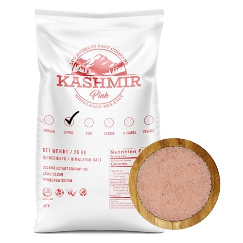 Sal rosa del Himalaya La Salt's Kashmir, molido extra fino 55 lb miniatura 1