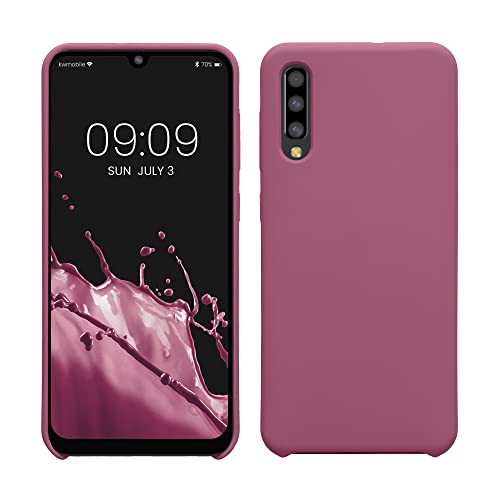 kwmobile Case Compatible with Samsung Galaxy A50 Case - TPU Silicone Phone Cover with Soft Finish - Orchid Violet