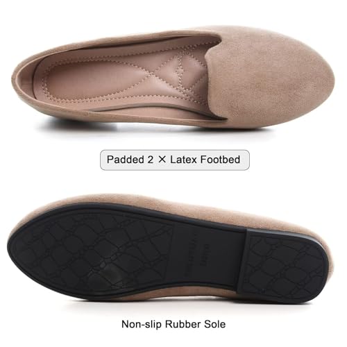 Image of SAILING LU Women Round Toe Comfortable Ballet Flats | Shoes for Women, Dressy, Slip-ons, Loafers