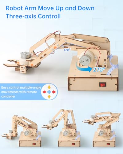 Robot Arm Kits, Robotics for Kids Ages 8-12 14-16 STEM Toys, DIY Science Experiment Engineering Building Circuits Projects, Birthday Gifts for 9 10 11 13 14 15 16+ Year Old Boys Girls Teens Adults - Image 5