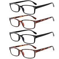 Algopix Similar Product 19 - Kerecsen 4 Pack Reading Glasses for