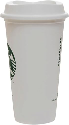 Miniatura 6 de Starbucks Juego de 5 vasos calientes reutilizables de 16 onzas con tapa