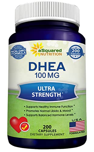DHEA-100mg-Max-Strength-200-Capsules-to-Promote-Balanced-Hormone-Levels-for-Women-Men-Natural-DHEA-Supplement-Pills-to-Support-Healthy-Metabolism-Libio-Brain-Immune-Function-Pure-Energy