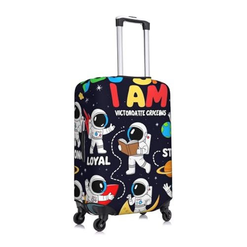 Brave Space Astronauts Suitcase Cover Fashion Luggage Covers Anti-Scratch Elastic Lightweight Protector For Travel Outdoor Small2