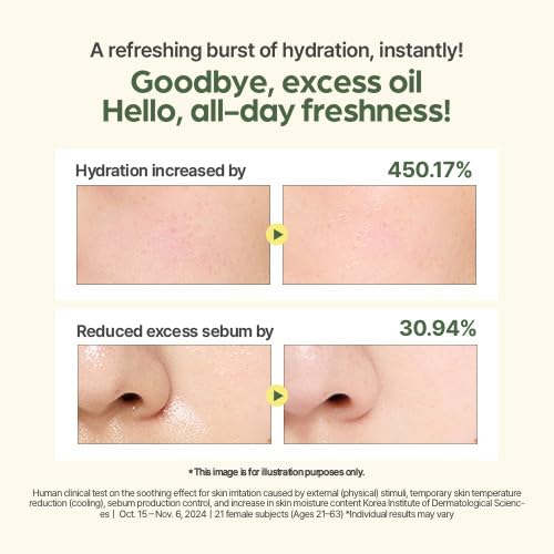 I'm from I’m From Mugwort Fluid Cream, Lightweight Calming Moisturizer, Hydrating & Skin Balancing, Sensitive Skin, Vegan Korean Skin Care 1.69fl.oz