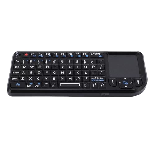 Yoidesu 2.4GHz Wireless Rechargeable Touchpad Keyboard with Backlit 69 Keys