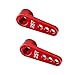 ShareGoo 2PCS Metal 25T Servo Horn M3 Threads Steering Arm Server Rocker Compatible with Futaba Savox Power HD HSP Servos Motor 1/8 1/10 RC Car Truck,Red