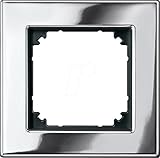 M-PLAN-Metallrahmen Merten Metallrahmen 475139 1fach Chrom