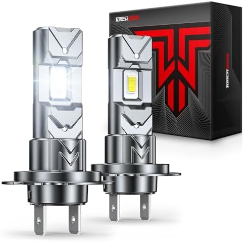 Torchbeam H7 LED 34000LM 6500K Cool White, CANBUS Ready, 2Pcs