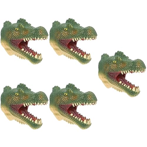Garneck 5 Pçs Fantoche De Mão De Aldult Para Crianças Adilt Mão Animal Boneca Jogar Borracha Macia F