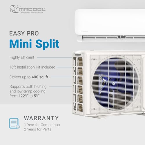 MRCOOL 9000 BTU Ductless Inverter Mini Split Air Conditioner & Heat Pump