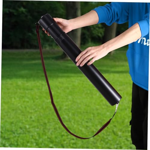 Bolsa telescópica para flechas de plástico negro con soporte desmontable para accesorios 6