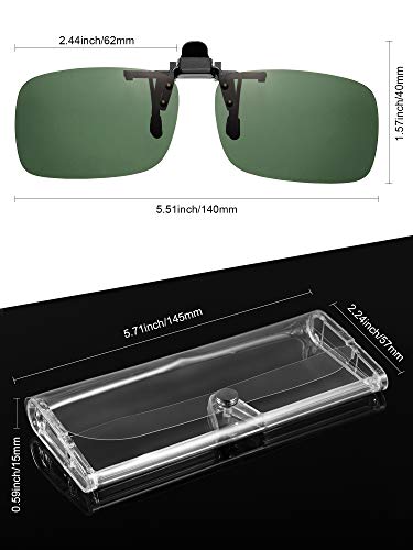 Frienda 6 Pieces Clip-on Plastic Sunglasses Lenses Flip Up Basic Colors by Frienda - Used condition - Image 4