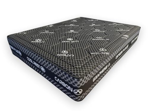 DAGOSTINO Home OBSYDION Black Label - Colchón Premium 30 cm - 150x190 cm - Jacquard Graphene y Oxygen Activa - Firmeza Media-Alta H3