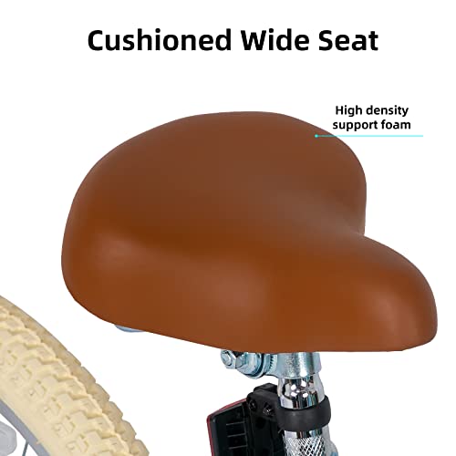 Joystar 20 Inch Kids Bike For 7-10 Years Girls, Girls Bike With Training Wheels & Basket, Kids' Bicycle Pink #TOP3