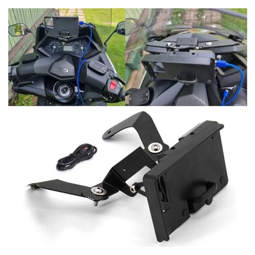 Support de smartphone TMAX 530 crossbar pour ne plus perdre sa route